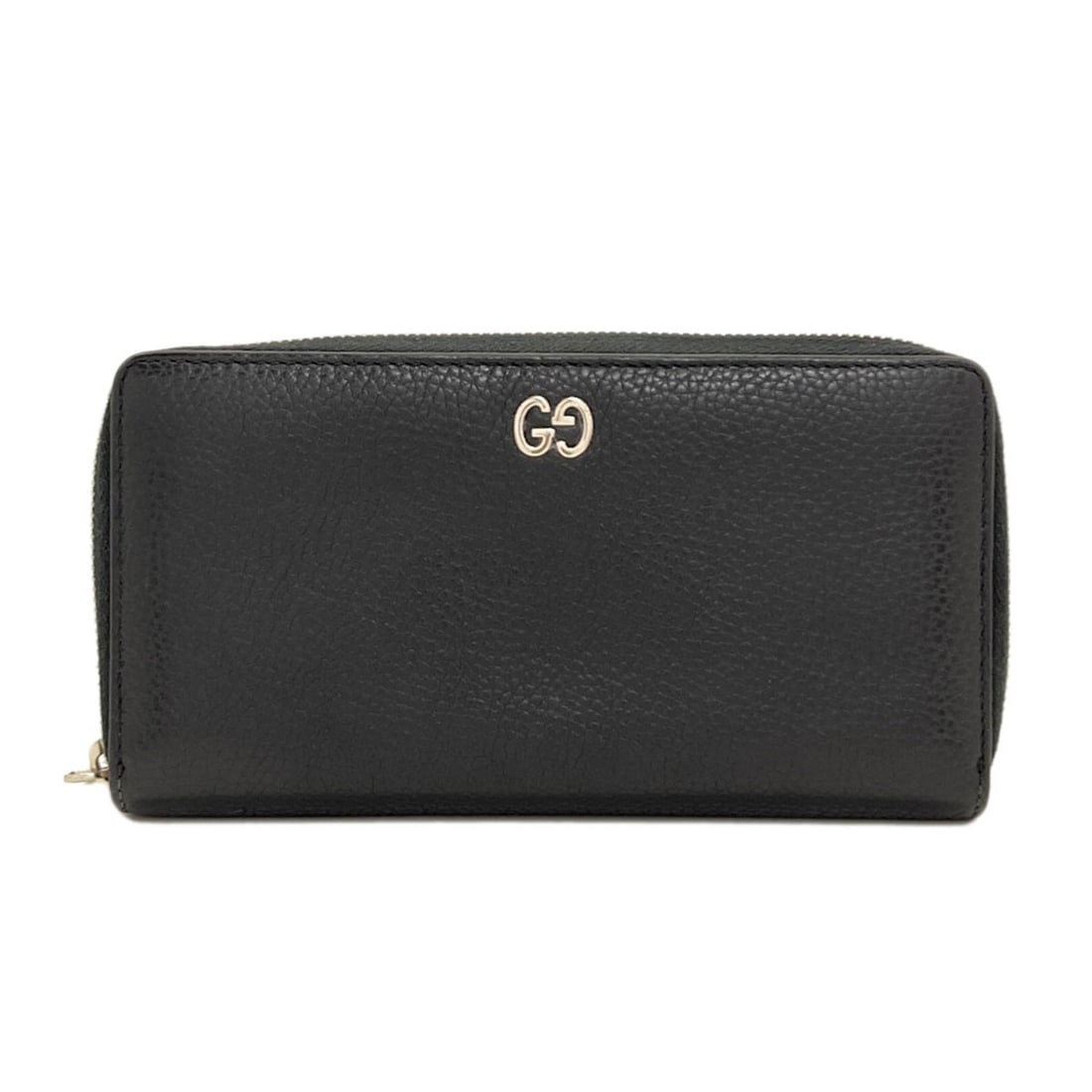 Long Wallet Leather With Coin Pocket Gg Gucci 473928: Long Wallet Leather With Coin Pocket Gg Gucci 473928 Black leather long wallet with coin pocket from GUCCI, featuring a classic design. The sleek black exterior and interior provide a sophisticated lo