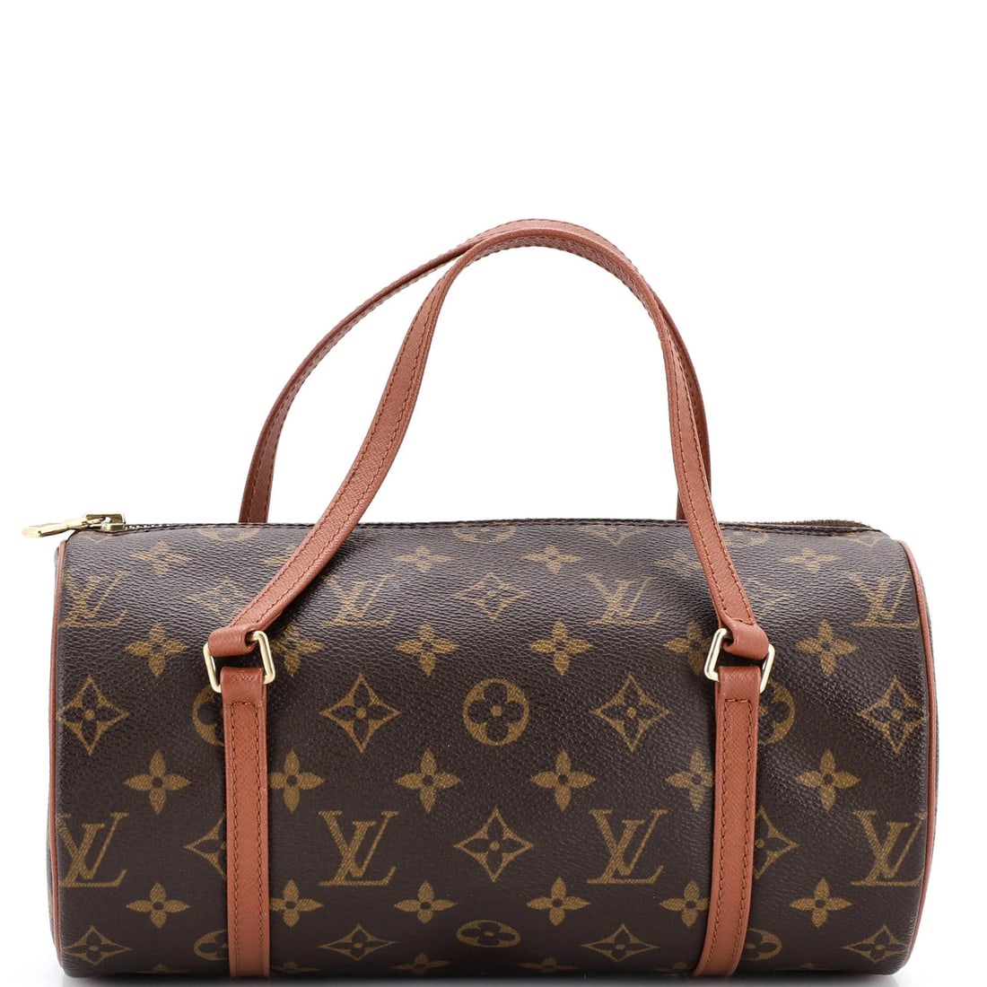 Canvas Monogram Louis Vuitton Papillon Handbag 26: Canvas Monogram Louis Vuitton Papillon Handbag 26 Canvas Monogram Louis Vuitton Papillon Handbag 26. This iconic handbag features the signature monogram canvas design, with heavy edge wear and scuffs 