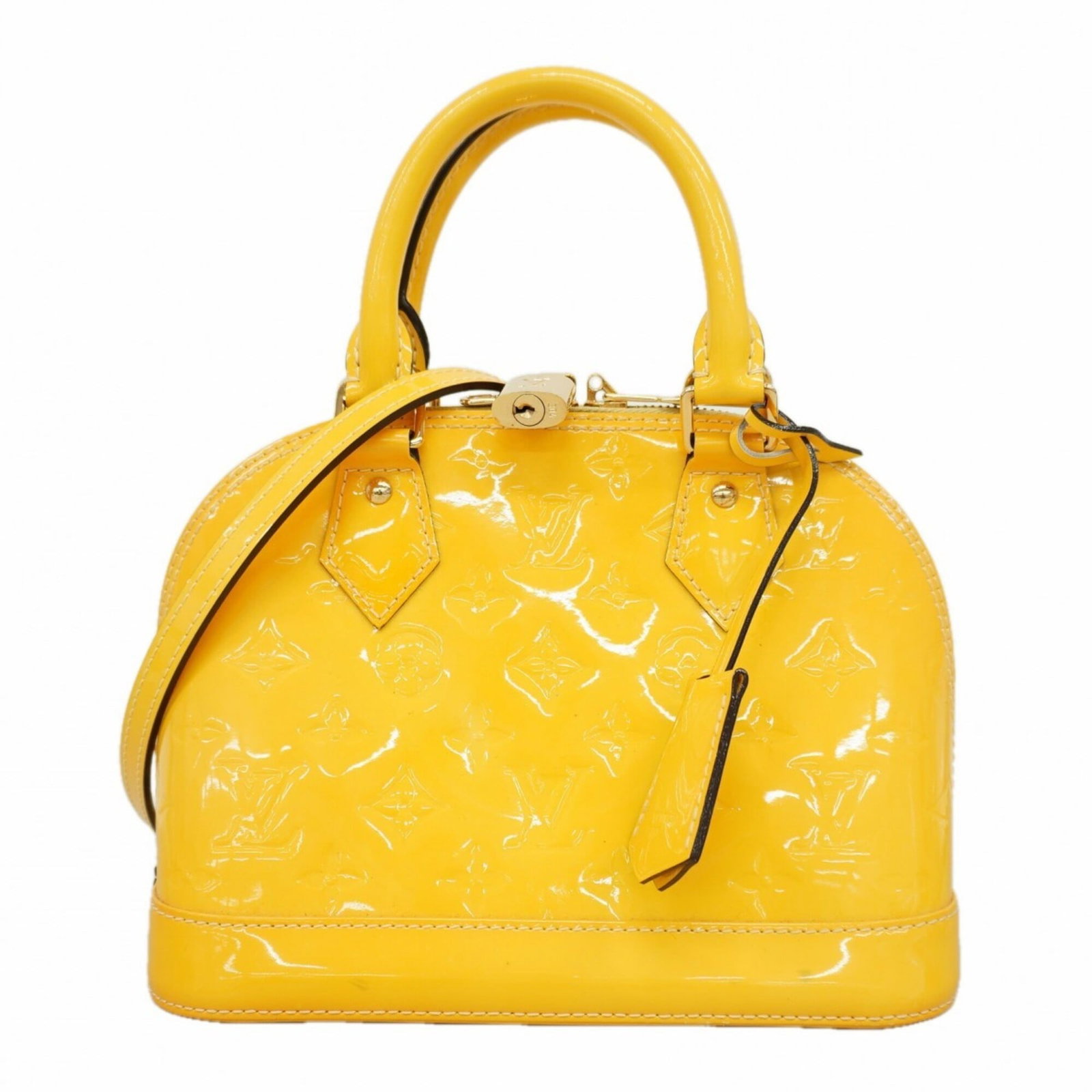 Louis Vuitton Handbag: Louis Vuitton Handbag Citrin Louis Vuitton Handbag, measuring 18cm x 23cm x 11.5cm, boasts its signature style with a compact size and sleek design, perfect for everyday carry. The bag's vibrant Citri