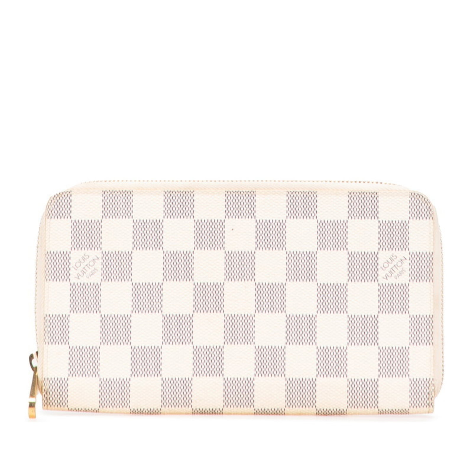 Louis Vuitton Long Wallet (Bi-Fold) Pvc Leather: Louis Vuitton Long Wallet (Bi-Fold) Pvc Leather Bi-fold design with a durable PVC leather exterior and Azur color accents. The Long Wallet features a secure zipper closure and measures 11cm x 19.5cm x