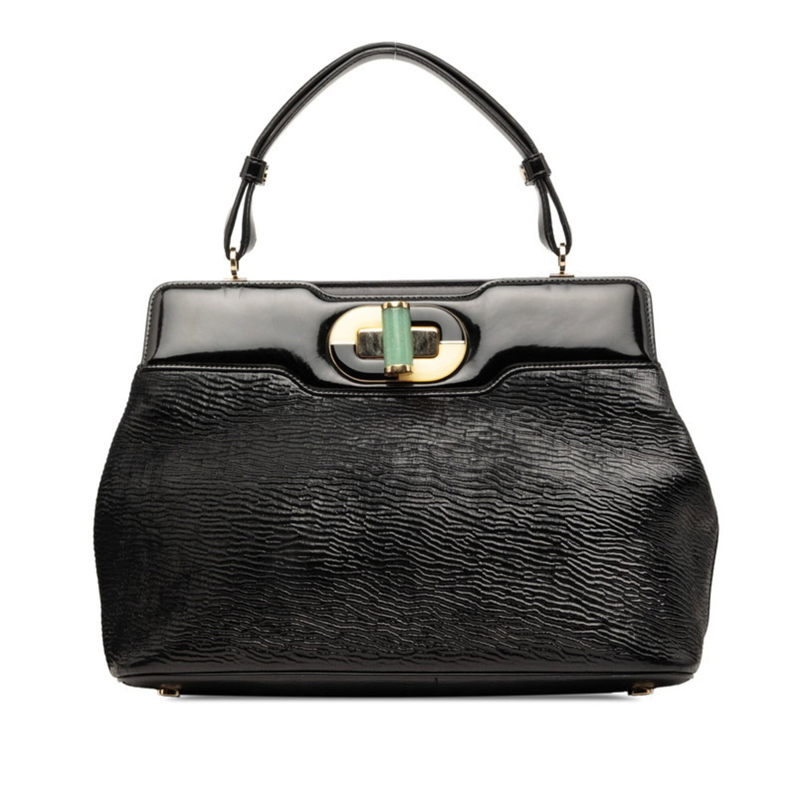 Handbag Leather Bvlgari (1 of 6)