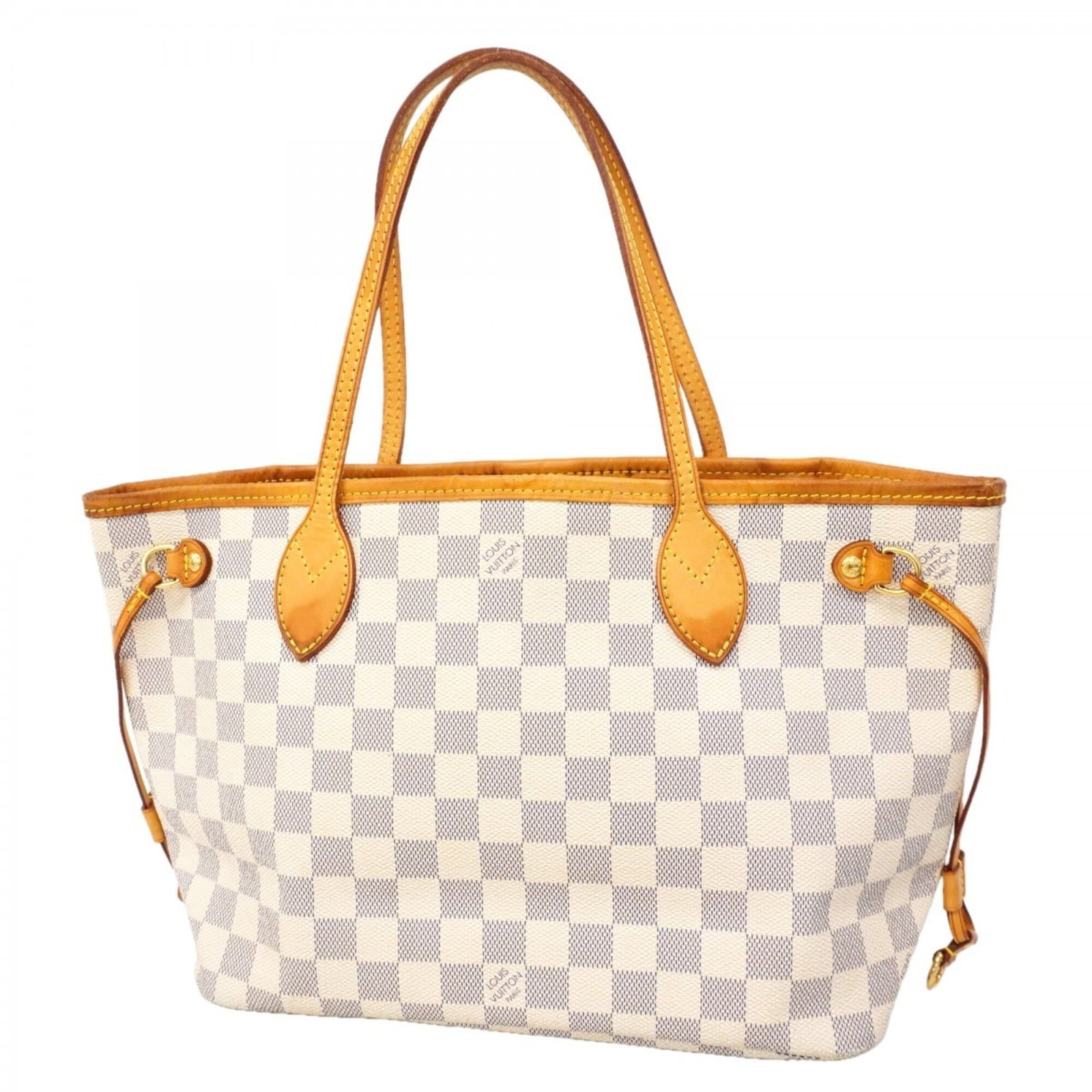 Louis Vuitton Tote Bag: Louis Vuitton Tote Bag White Louis Vuitton Tote Bag, 22cm x 28cm x 13cm, perfect for everyday use. This classic tote features the iconic monogram pattern and durable design that has made Louis Vuitton