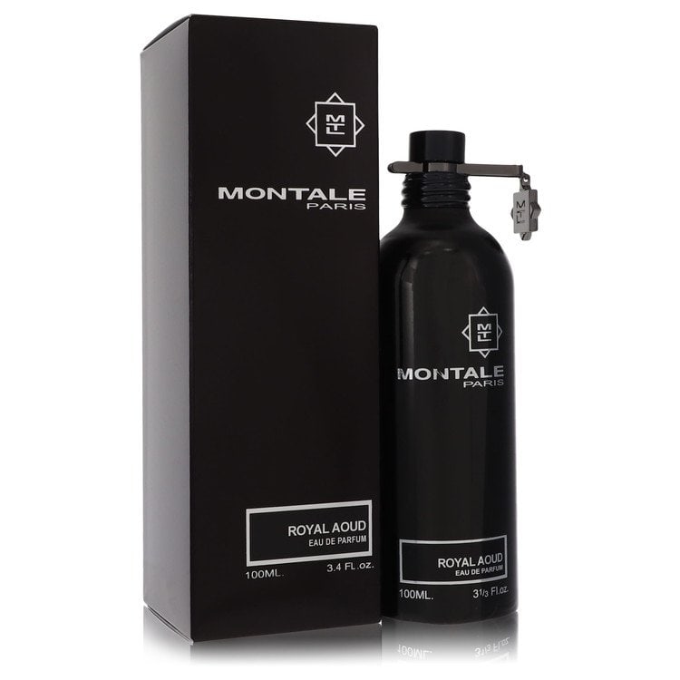 Montale Royal Aoud by Montale Eau De Parfum Spray 3.3 oz: Montale Royal Aoud by Montale Eau De Parfum Spray 3.3 oz Montale Royal Aoud brings a regal and glamorous feel to your evening attire with its audacious oud top notes, kumquat, and grapefruit. The scen