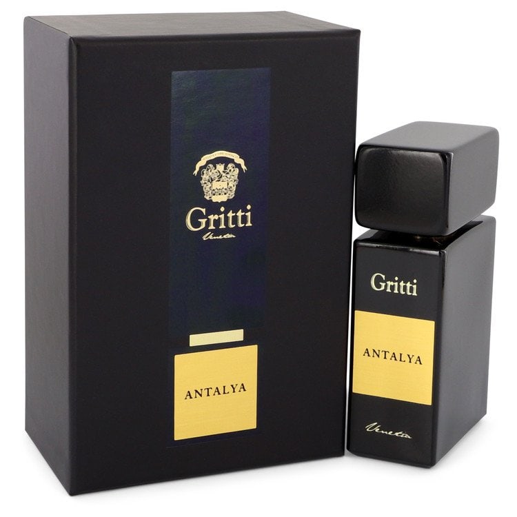 Gritti Antalya by Gritti Eau De Parfum Spray (Unisex) 3.4 oz: Gritti Antalya by Gritti Eau De Parfum Spray (Unisex) 3.4 oz Gritti Antalya by Gritti Eau De Parfum Spray, a captivating blend of marine and smoky notes, transports you to the sun-kissed shores with i