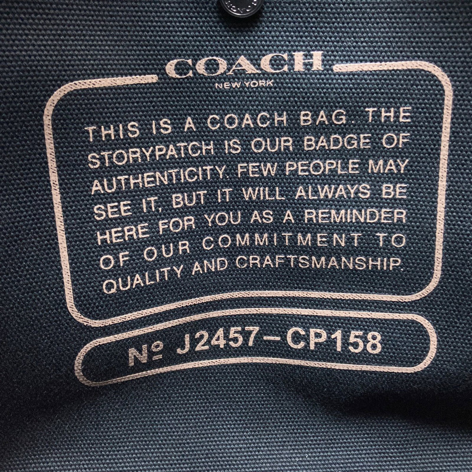 Handbag Canvas Coach - 6