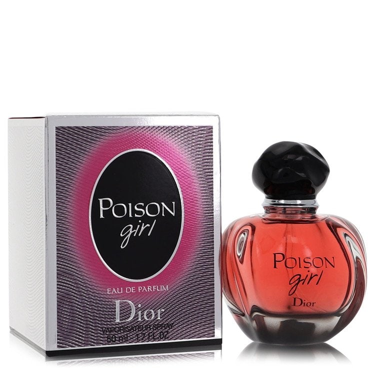 Poison Girl by Christian Dior Eau De Parfum Spray 1.7 oz: Poison Girl by Christian Dior Eau De Parfum Spray 1.7 oz Poison Girl by Christian Dior Eau De Parfum Spray is a sensual and addictive scent, opening with bitter orange notes that blend with Damask and