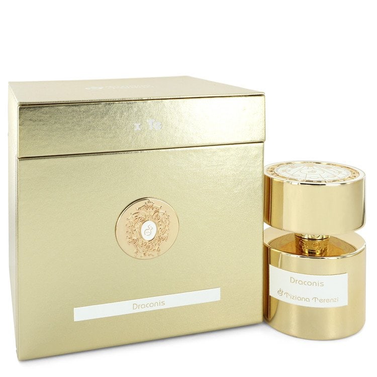 Tiziana Terenzi Draconis by Tiziana Terenzi Extrait De Parfum Spray (Unisex) 3.38 oz: Tiziana Terenzi Draconis by Tiziana Terenzi Extrait De Parfum Spray (Unisex) 3.38 oz Tiziana Terenzi Draconis Extrait De Parfum Spray is part of the Golden Star Collection, released in 2019. This unis