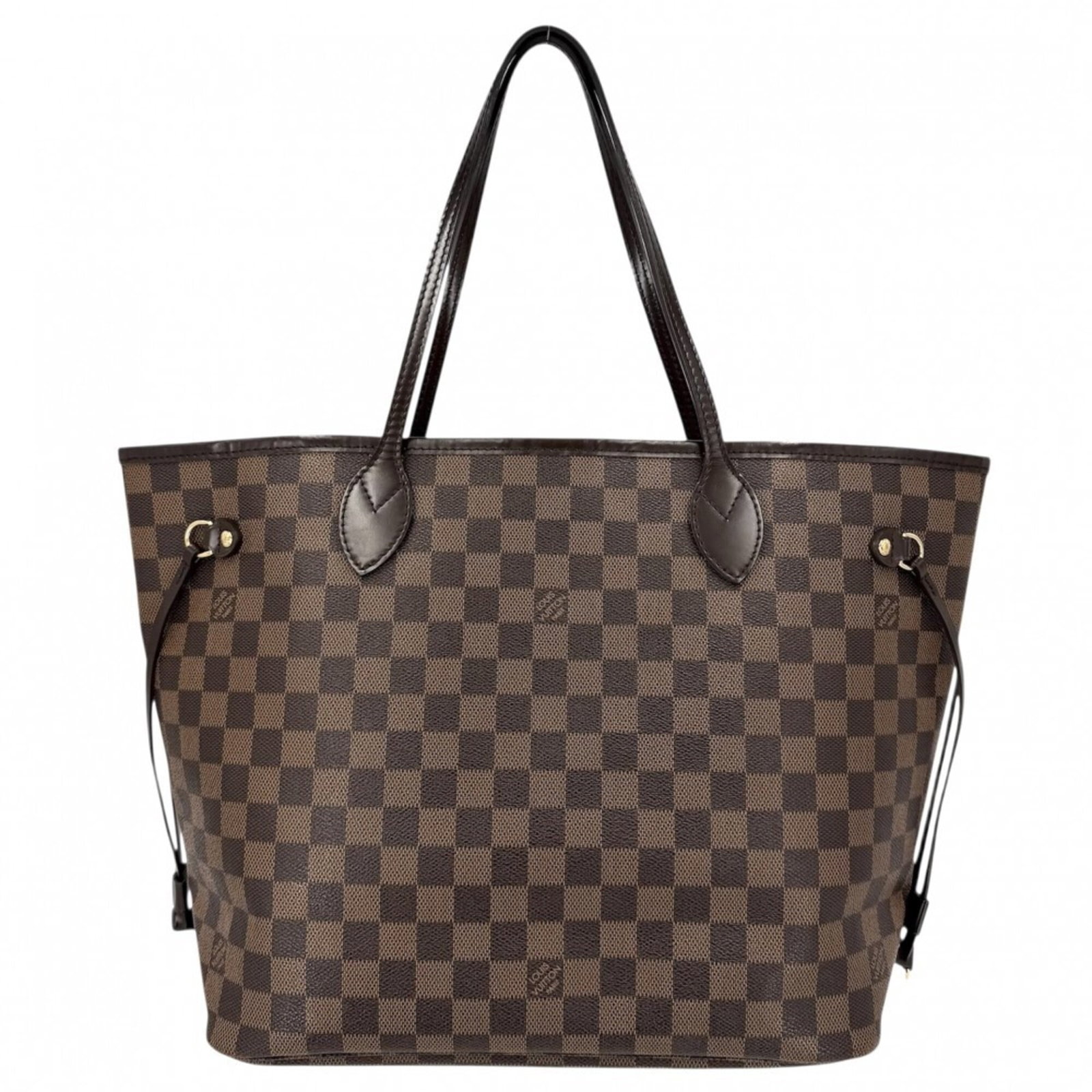 Canvas handbag tote bag Louis Vuitton Damier: Canvas handbag tote bag Louis Vuitton Damier Brown Damier Canvas Louis Vuitton tote bag with classic design and signature. Measuring 28cm x 45cm x 16cm, it features the iconic brand's signature style.