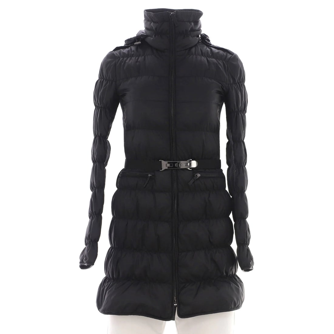 Women's Quilted Belted Polyester Blend Jacket Zip Up Burberry (1 of 4)