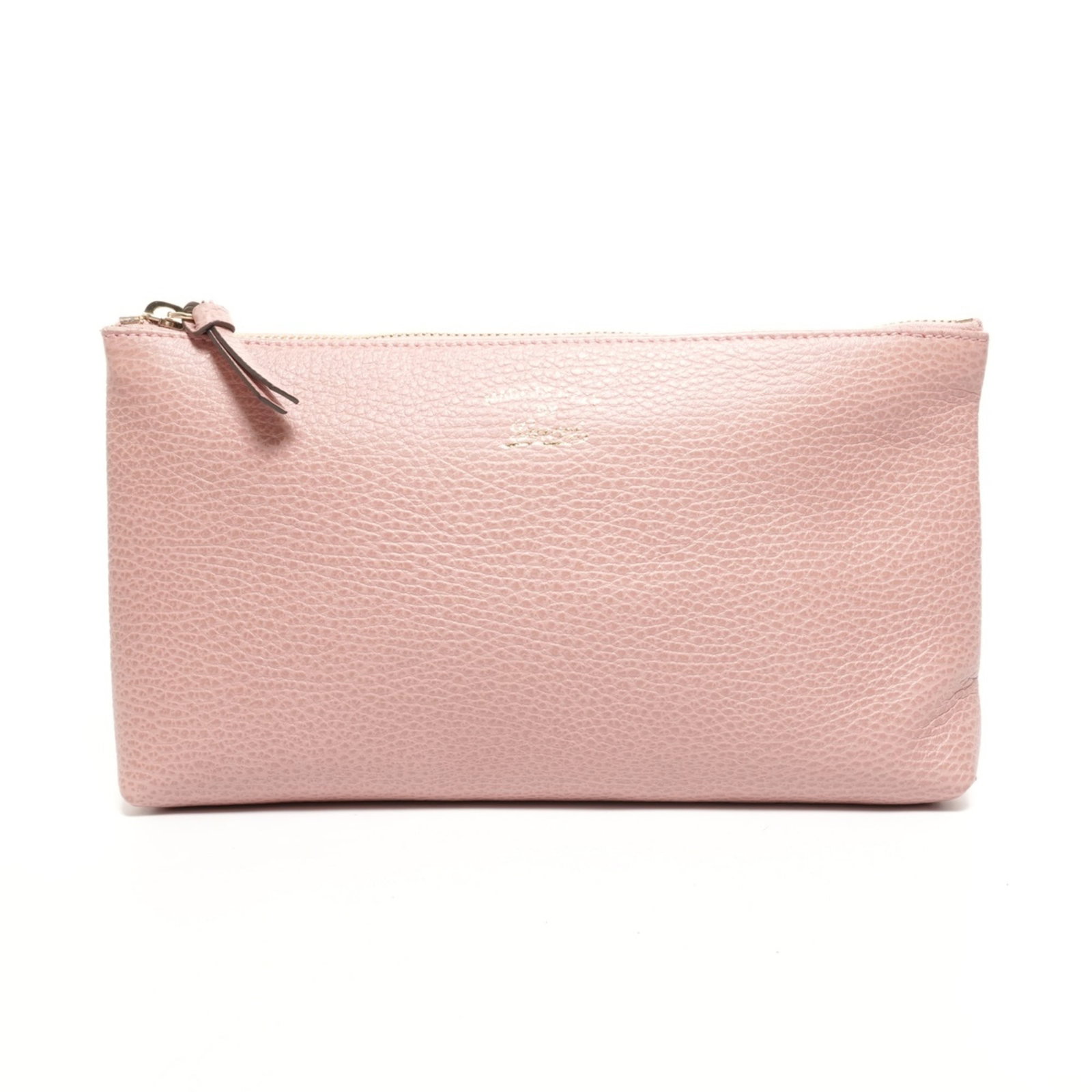 Bag Clutch Gucci Pouch: Bag Clutch Gucci Pouch Pink Gucci clutch bag with signature from the brand. This small, stylish pouch measures 13cm x 24cm x 10cm and features a classic design. A beautiful accessory for everyday use.