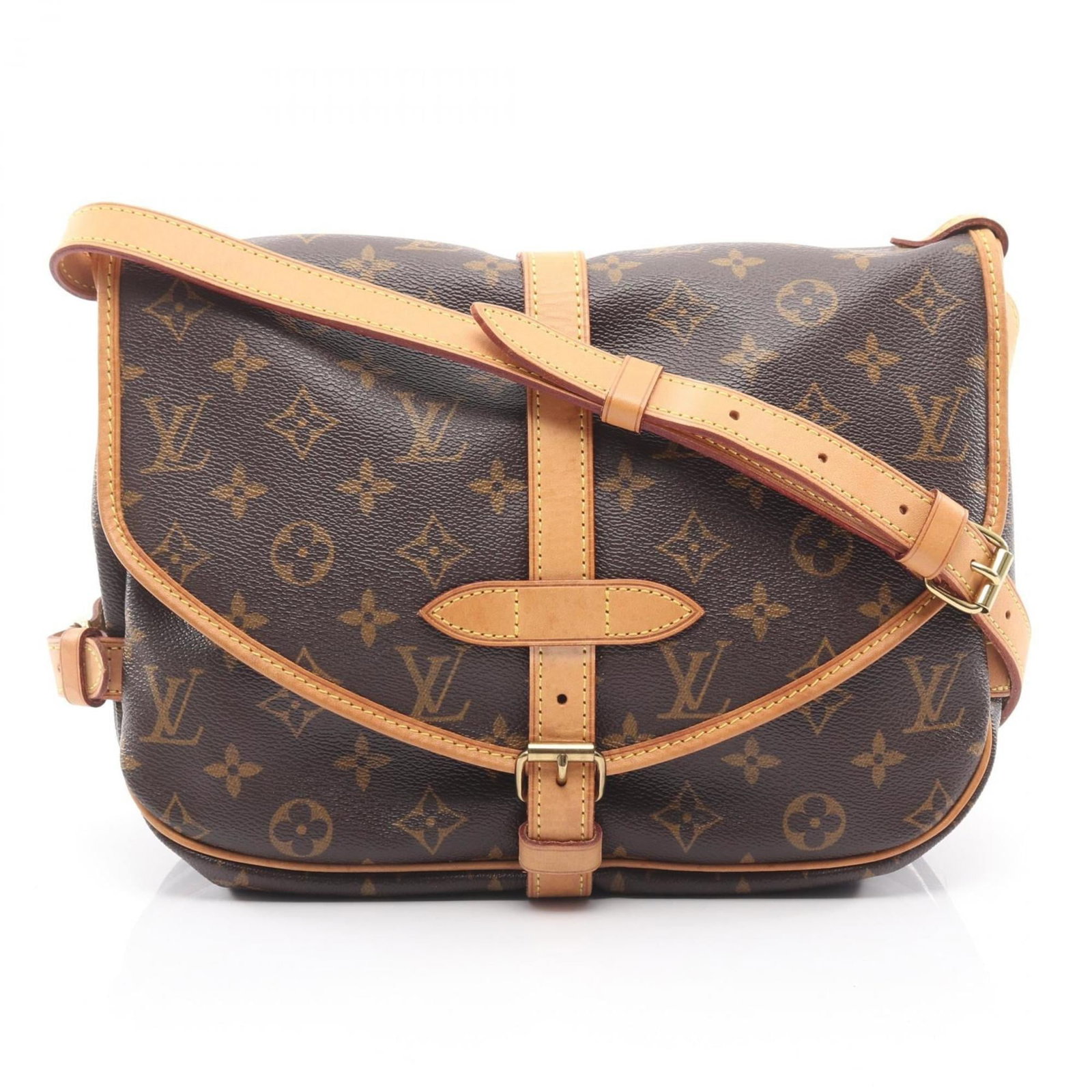 Monogram Louis Vuitton Shoulder Bag: Monogram Louis Vuitton Shoulder Bag Monogram Louis Vuitton Shoulder Bag in Brown. This classic shoulder bag features the iconic Monogram pattern and is made from high-quality materials. With its timel