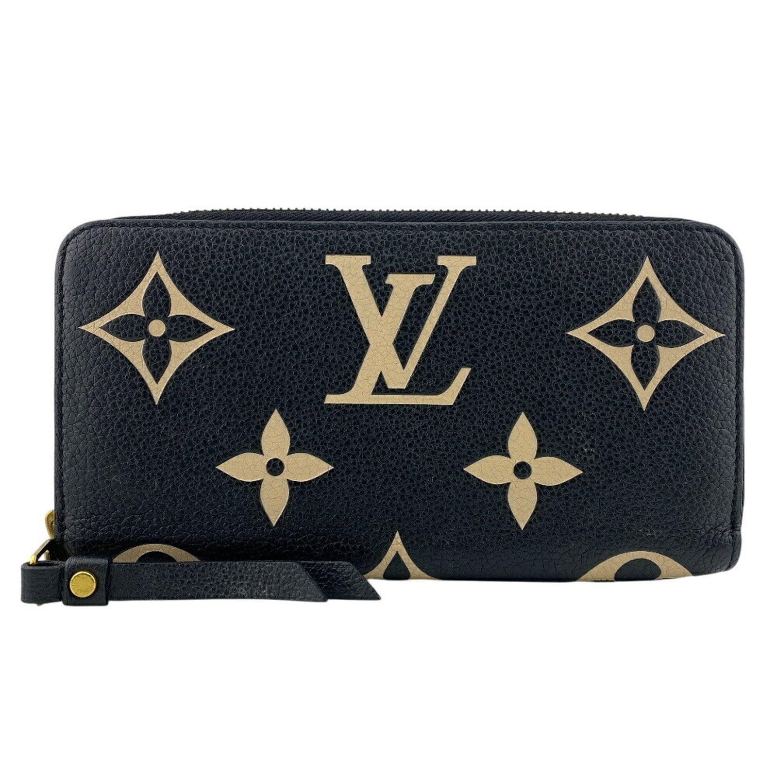 Long Wallet Bi Fold Leather Louis Vuitton: Long Wallet Bi Fold Leather Louis Vuitton Long Wallet Bi Fold Leather Louis Vuitton features a classic design with a beige and black color combination, making it a versatile accessory for everyday use