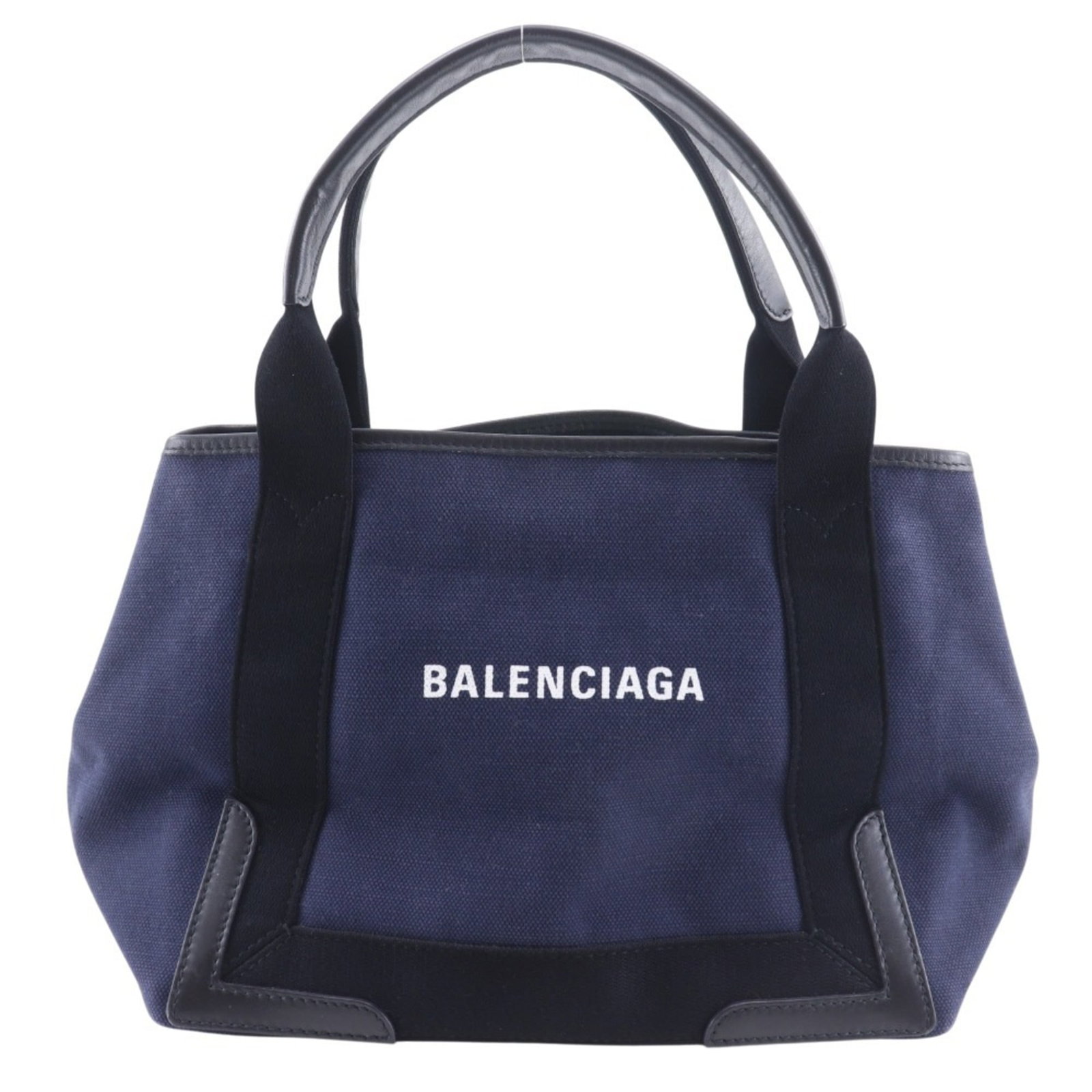 Canvas bag tote by Balenciaga: Canvas bag tote by Balenciaga Canvas bag tote by Balenciaga, featuring navy canvas material and a sturdy handle drop. This unisex tote measures 22cm x 29cm x 18cm and weighs 560g, making it a practica