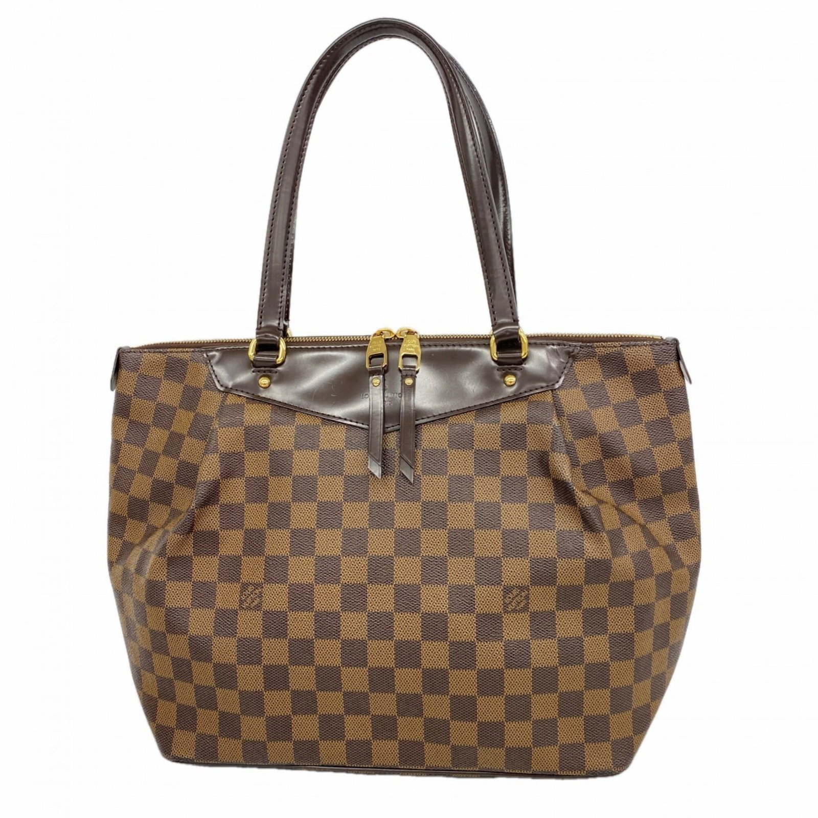 Louis Vuitton Tote Bag: Louis Vuitton Tote Bag Ebene Louis Vuitton Tote Bag, measuring 28cm x 30cm x 17cm, features the iconic monogram pattern and signature. This stylish tote bag boasts a classic design with clean lines an