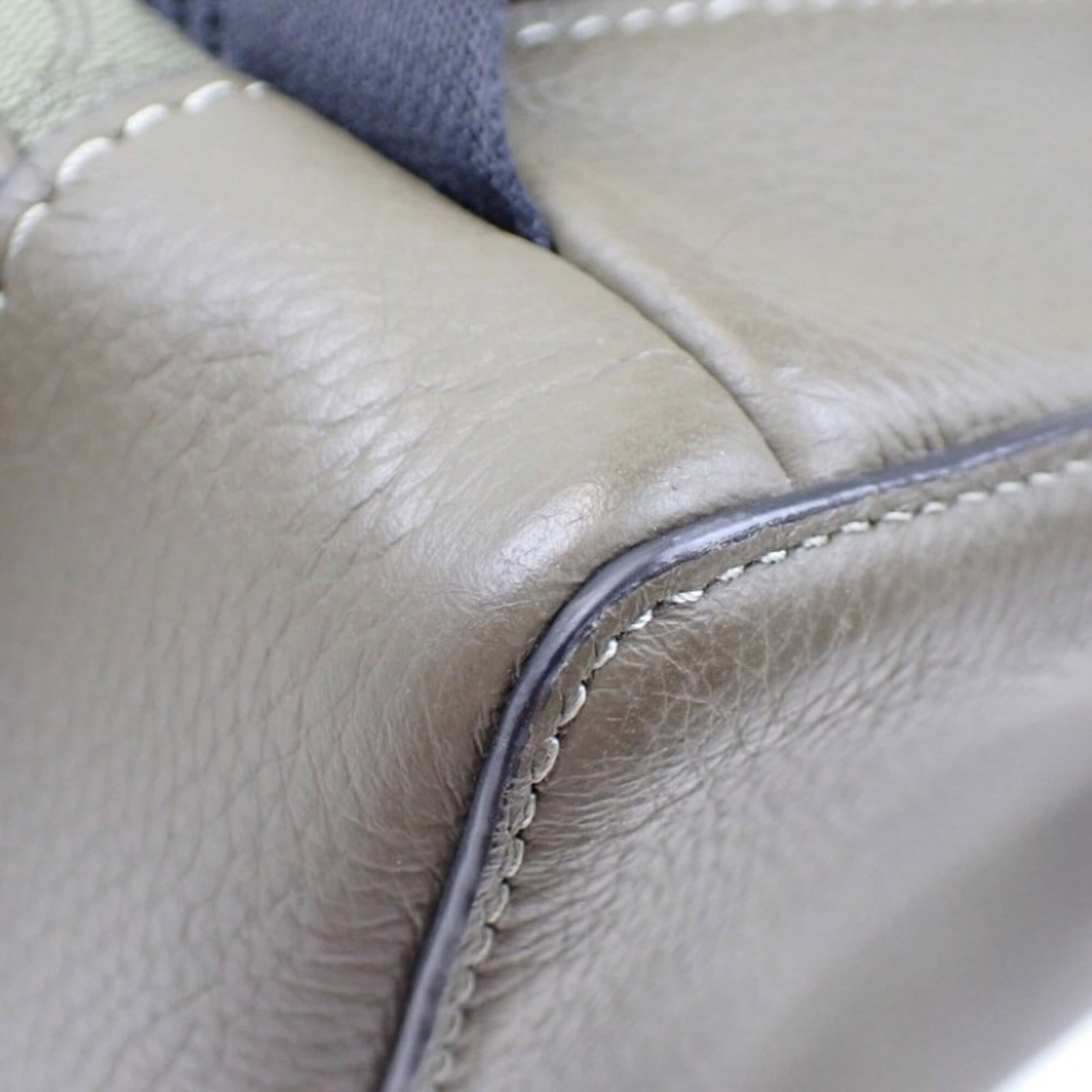 Canvas leather backpack coach - 5
