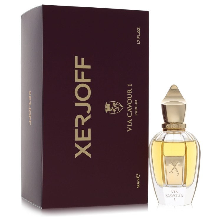 Xerjoff Via Cavour 1 by Xerjoff Parfum Spray (Unisex) 1.7 oz: Xerjoff Via Cavour 1 by Xerjoff Parfum Spray (Unisex) 1.7 oz Xerjoff Via Cavour 1 by Xerjoff Parfum Spray, a unisex fragrance in a 1.7 oz size, offers a unique blend for those who prefer a versatile s