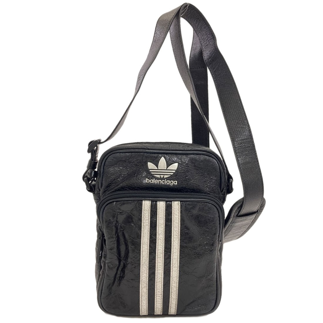Balenciaga 721850 Small Crossbody Adidas Collaboration Shoulder Bag Calf (1 of 18)