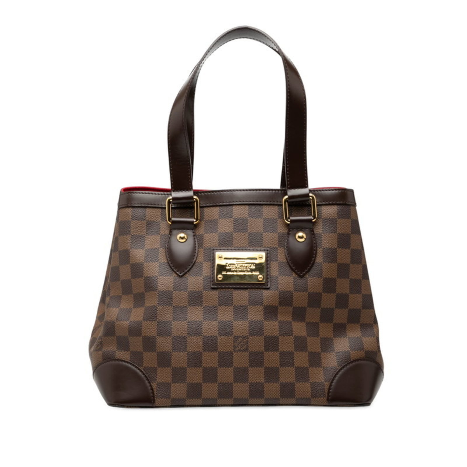 PVC Leather Louis Vuitton Handbag Tote: PVC Leather Louis Vuitton Handbag Tote PVC Leather Louis Vuitton Handbag Tote in Brown, measuring 23.5cm x 28.5cm x 18cm, features a unique blend of PVC and leather materials. The bag's classic
