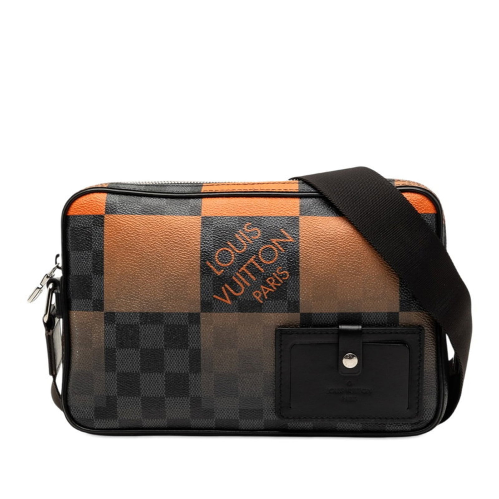 Vuitton Leather PVC Louis Bag Shoulder: Vuitton Leather PVC Louis Bag Shoulder Bordeaux brown, Brown, and Orange hues come together in the sleek design of this Louis Vuitton MPN N40421 PVC Leather Shoulder bag. The combination of PVC and le