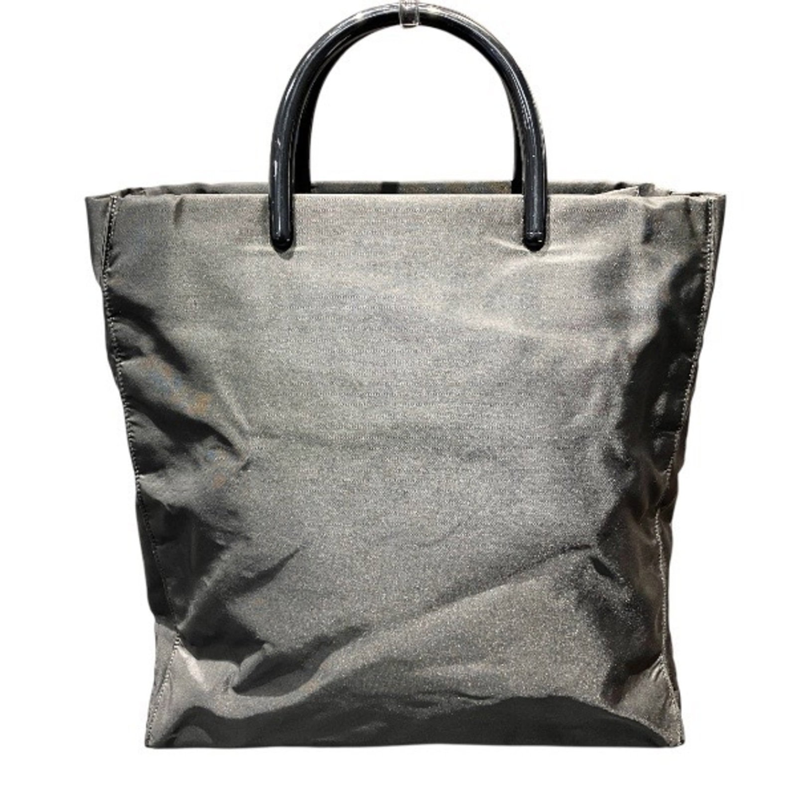 Prada Handbag Tote Bag Nylon Plastic: Prada Handbag Tote Bag Nylon Plastic Prada Handbag Tote Bag Nylon Plastic. Made from durable nylon and plastic, this black tote bag measures 34cm x 33cm x 10cm and features a 34cm long handle. The Pra