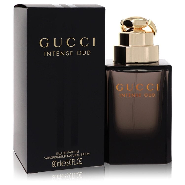 Gucci Intense Oud by Gucci Eau De Parfum Spray (Unisex) 3 oz: Gucci Intense Oud by Gucci Eau De Parfum Spray (Unisex) 3 oz The Gucci Intense Oud by Gucci Eau De Parfum Spray is an intense oud scent, with the oud fragrance front and center during its opening.