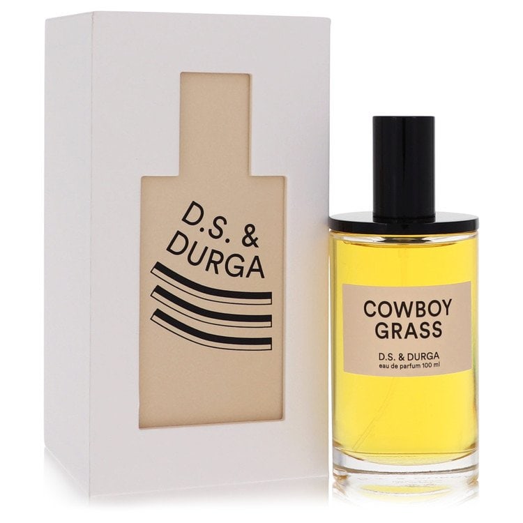 Cowboy Grass by D.S. & Durga Eau De Parfum Spray 3.4 oz: Cowboy Grass by D.S. & Durga Eau De Parfum Spray 3.4 oz Cowboy Grass by D.S. & Durga Eau De Parfum Spray 3.4 oz is a woody, spicy fragrance for men introduced in 2008. This eau de parfum features a un