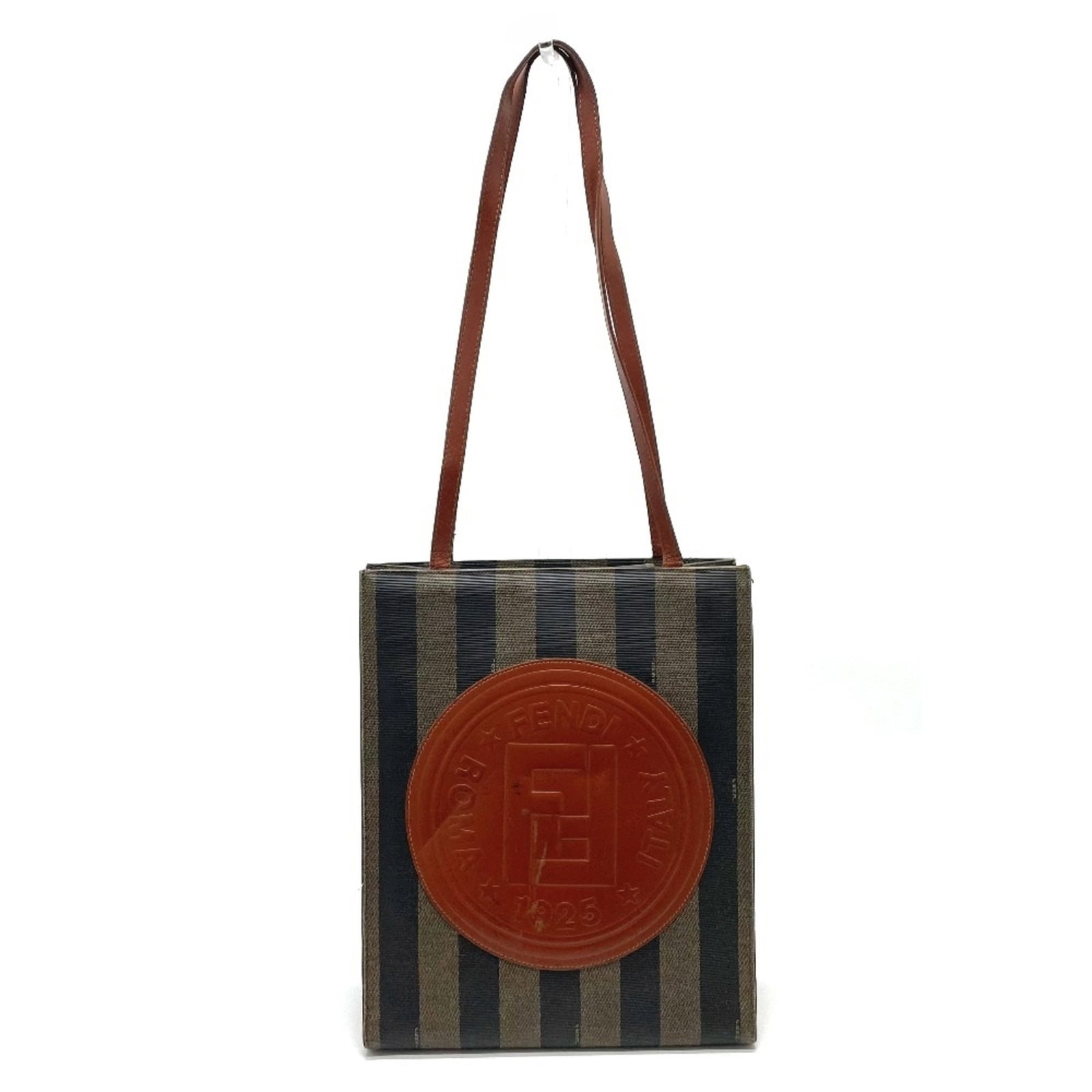 Shoulder Bag By Fendi: Shoulder Bag By Fendi Brown Fendi shoulder bag with dimensions W28.2cmxH34.5cmxD11cm/W11.1xH13.6xD4.3inch, featuring a signature on the work (note: the origin of the signature is not specified). The b