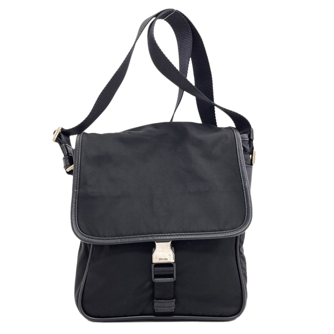 Prada Logo Hardware Shoulder Bag Nylon (1 of 13)
