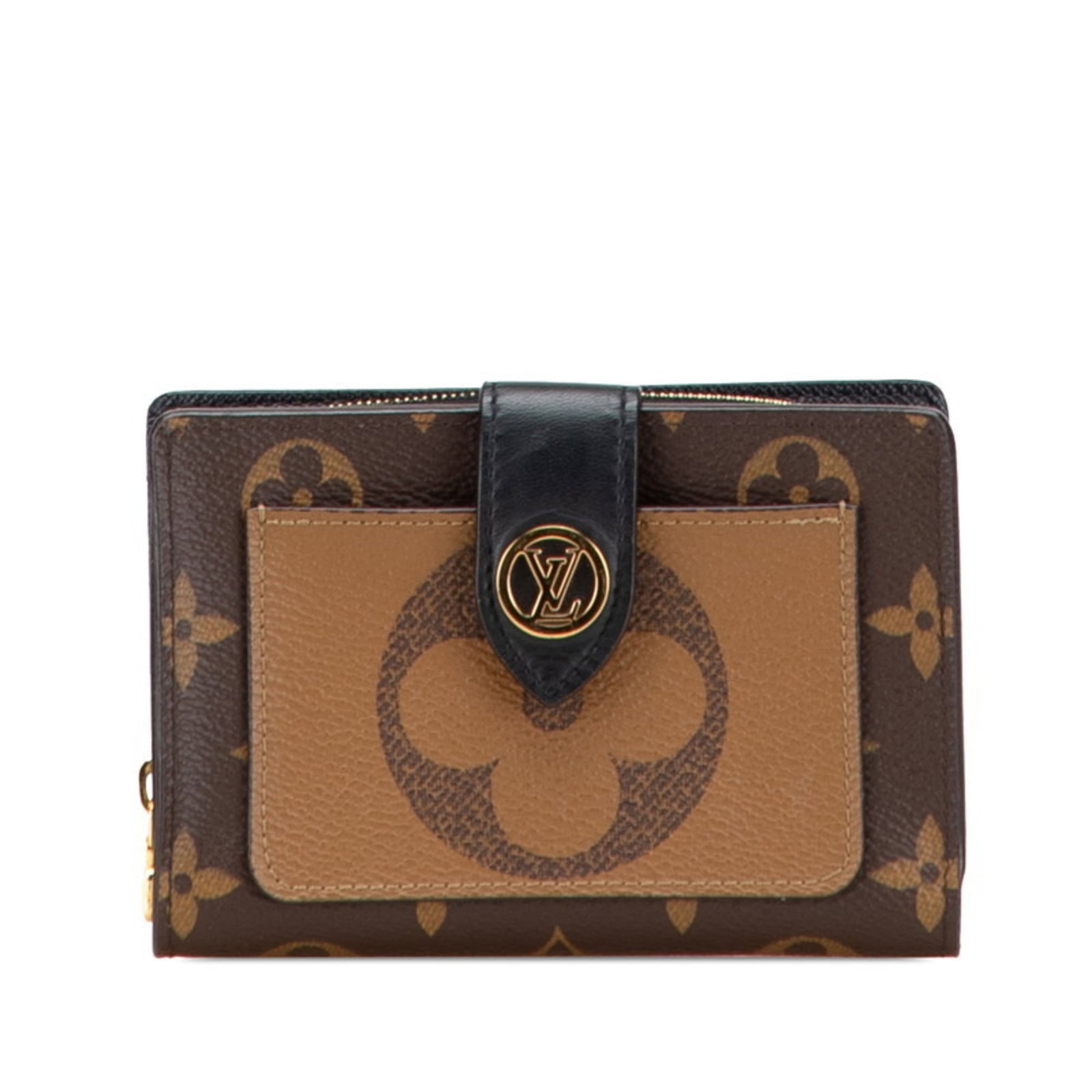 PVC Leather Bi Fold Wallet Louis Vuitton: PVC Leather Bi Fold Wallet Louis Vuitton PVC Leather Bi Fold Wallet in Brown from Louis Vuitton features a unique blend of materials, combining PVC and leather for a distinctive look. The bi-fold desi