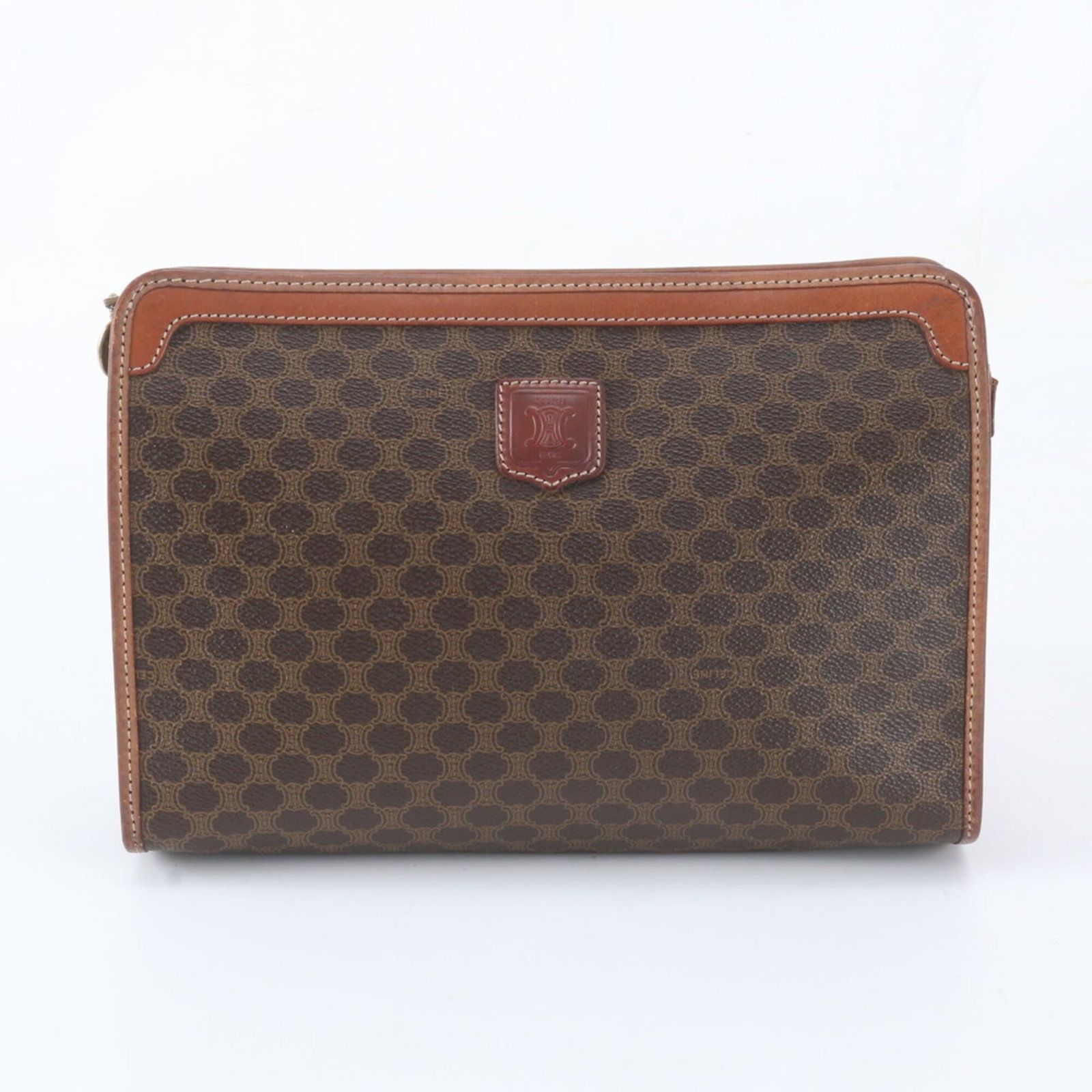 Canvas leather handbag coated pouch Celine (1 of 7)