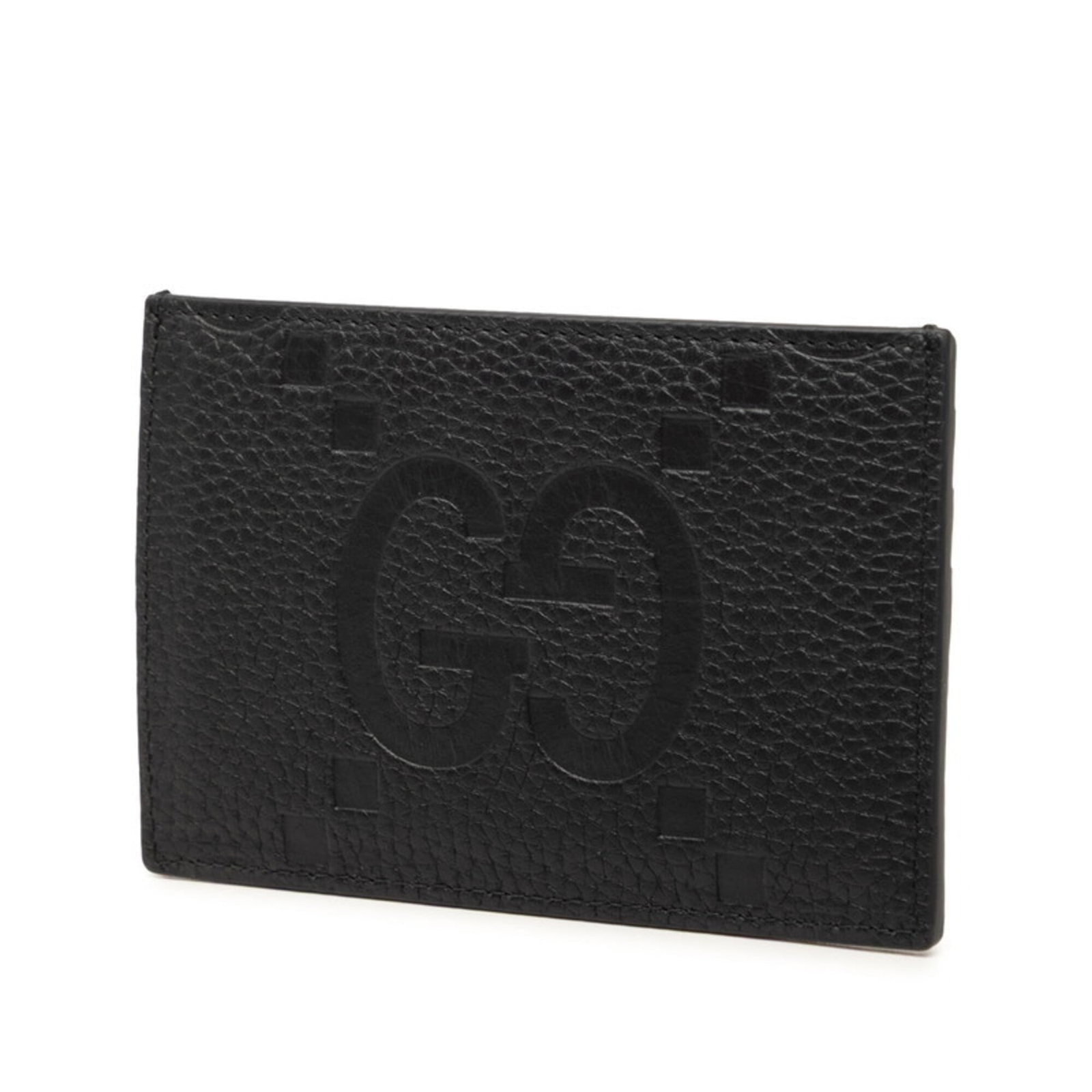 Gucci card case leather: Gucci card case leather Black Gucci card case leather, made from high-quality leather with dimensions of 8cm x 12cm x 5mm. This sleek and compact card holder features a classic design that adds a touc