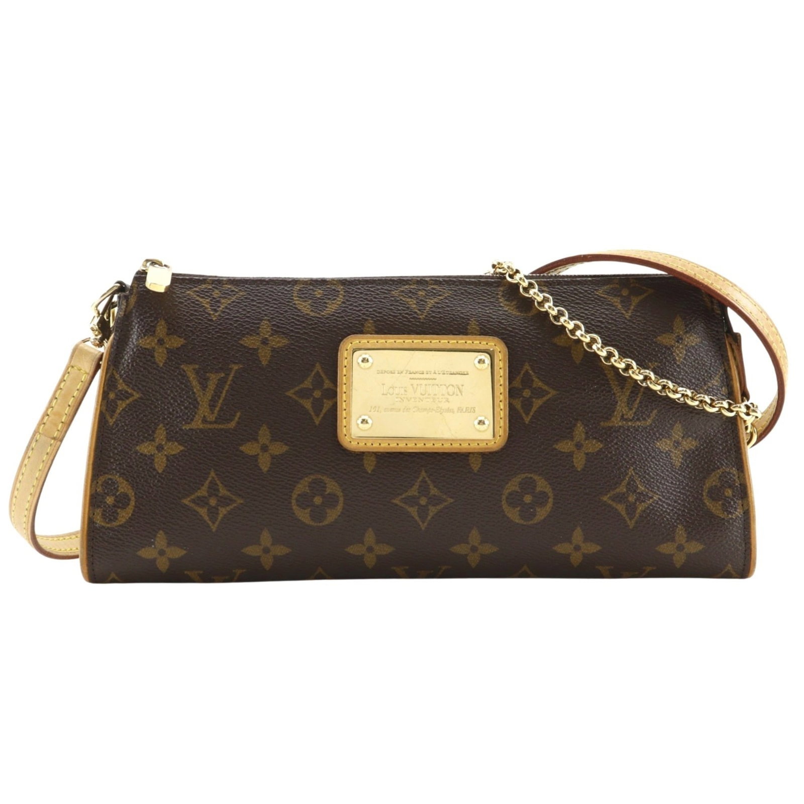 Monogram Louis Vuitton Shoulder Bag: Monogram Louis Vuitton Shoulder Bag Monogram Louis Vuitton Shoulder Bag in Brown, featuring the iconic monogram pattern and structured design. With its sturdy material, comfortable strap drop, and com