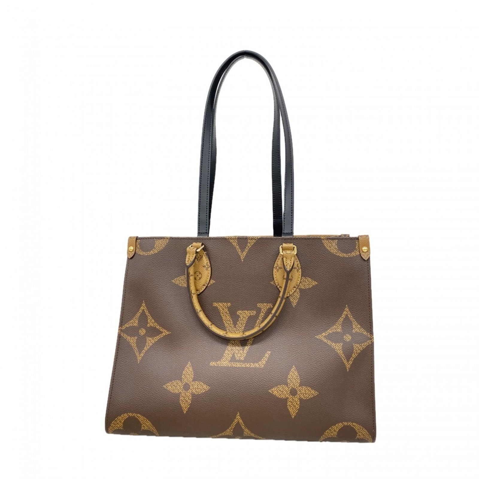 Louis Vuitton Tote Bag: Louis Vuitton Tote Bag Brown Louis Vuitton Tote Bag - 27cm x 34cm x 15cm. This classic tote bag features the iconic monogram pattern and sturdy design, making it a timeless accessory for everyday use.