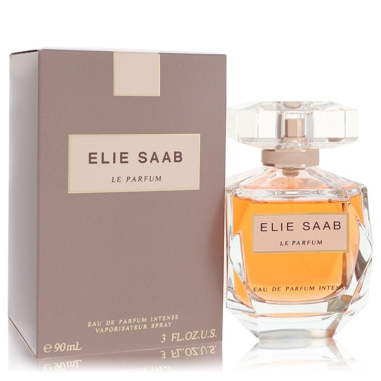 Le Parfum Elie Saab Intense by Elie Saab Eau De Parfum Intense Spray 3 oz: Le Parfum Elie Saab Intense by Elie Saab Eau De Parfum Intense Spray 3 oz Le Parfum Elie Saab Intense by Elie Saab Eau De Parfum Intense Spray 3 oz features a white floral scent with sweet and honey a