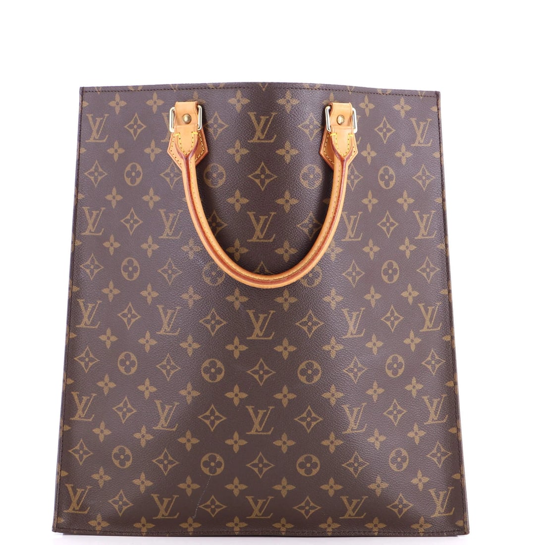 Sac plat bag monogram canvas by Louis Vuitton: Sac plat bag monogram canvas by Louis Vuitton Sac Plat bag by Louis Vuitton, featuring a classic monogram canvas design in brown. With its timeless style and signature gold hardware, this bag showcase