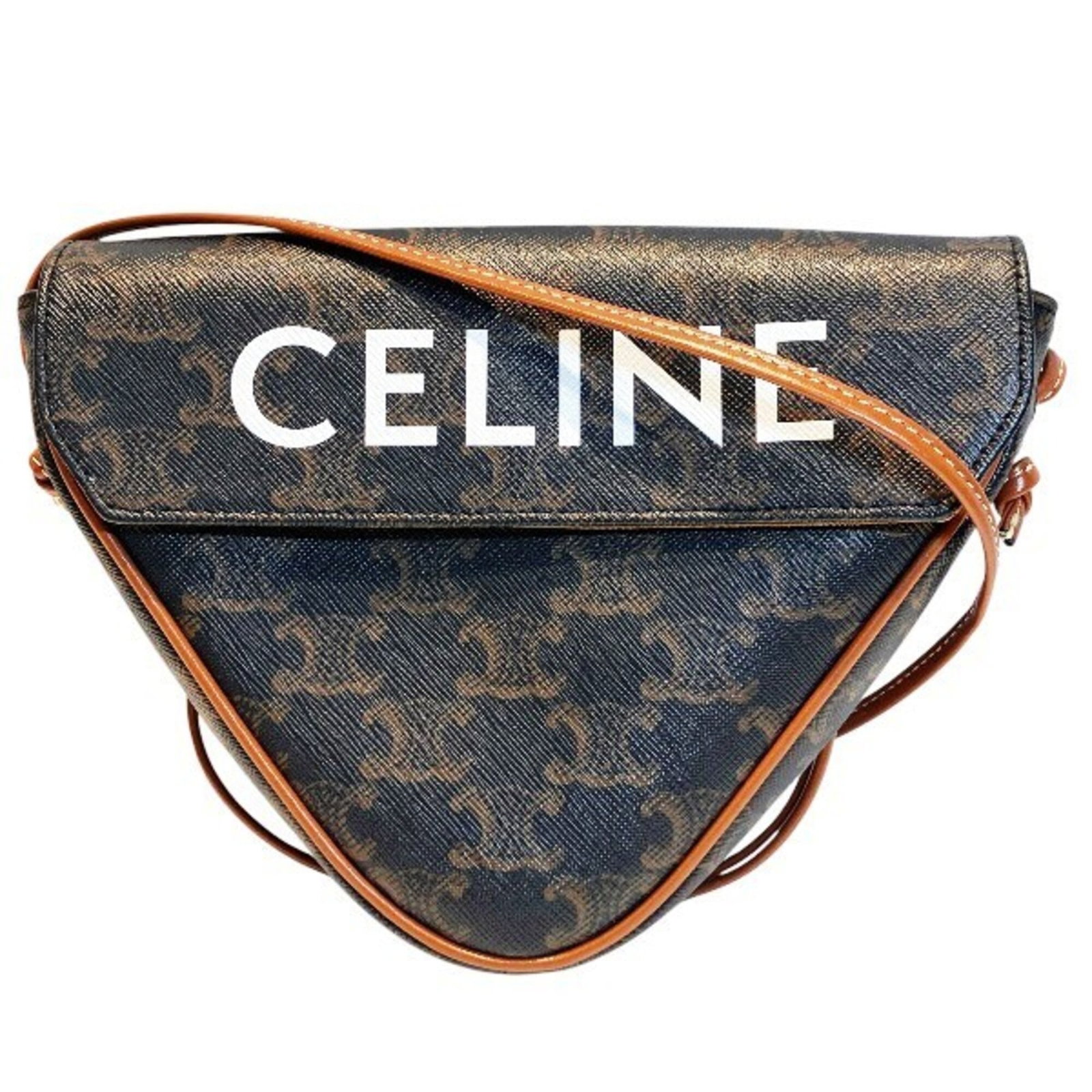 Shoulder Bag Leather Celine: Shoulder Bag Leather Celine This Celine shoulder bag is crafted from high-quality leather, featuring a classic brown color and sleek design. Measuring 15cm x 21cm x 3.5cm, it provides a spacious inter