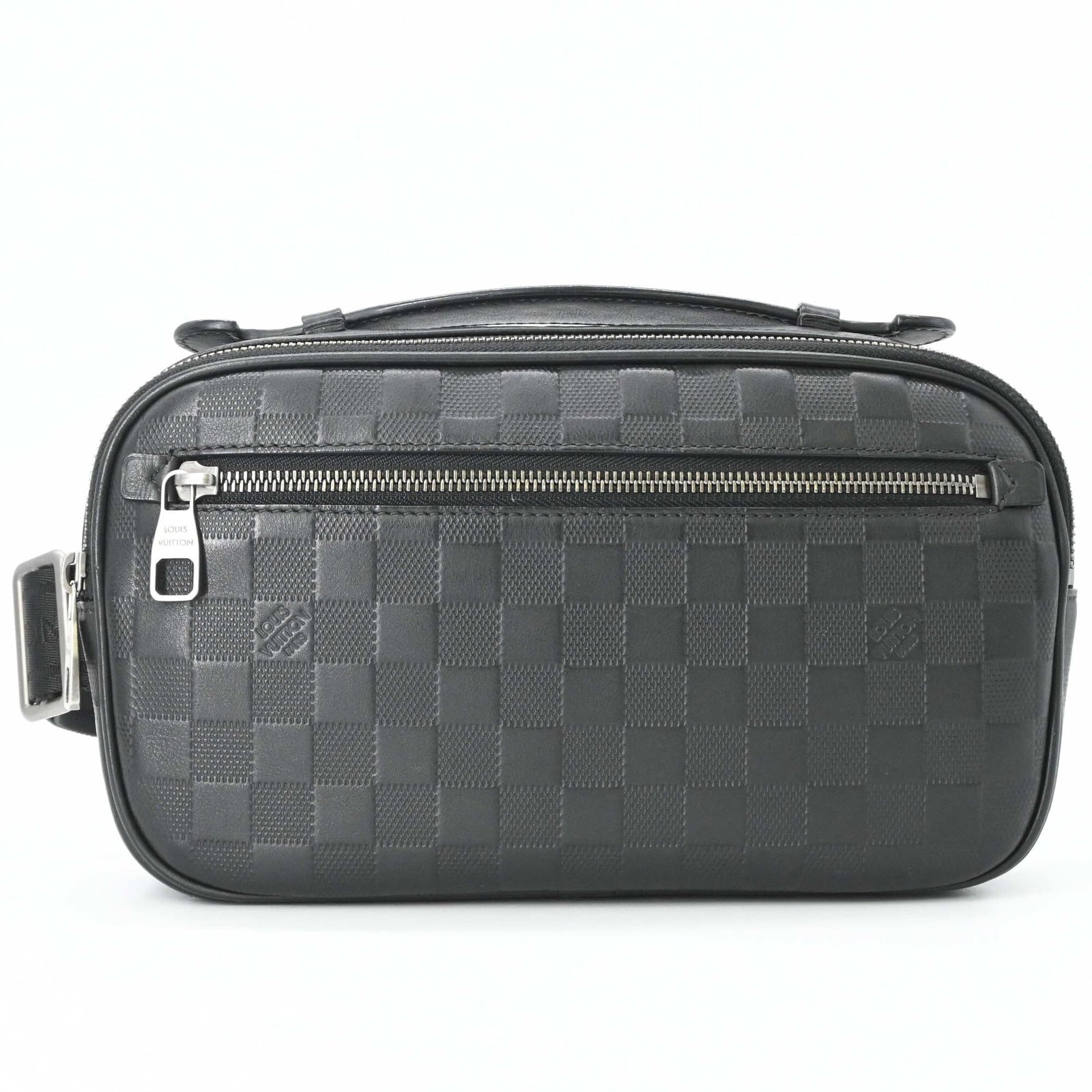 Damier Infini Louis Vuitton Sling: Damier Infini Louis Vuitton Sling Damier Infini Louis Vuitton Sling in Black - A timeless and iconic design, this sling bag features the classic Damier Infini pattern and a sleek black finish. Made fr