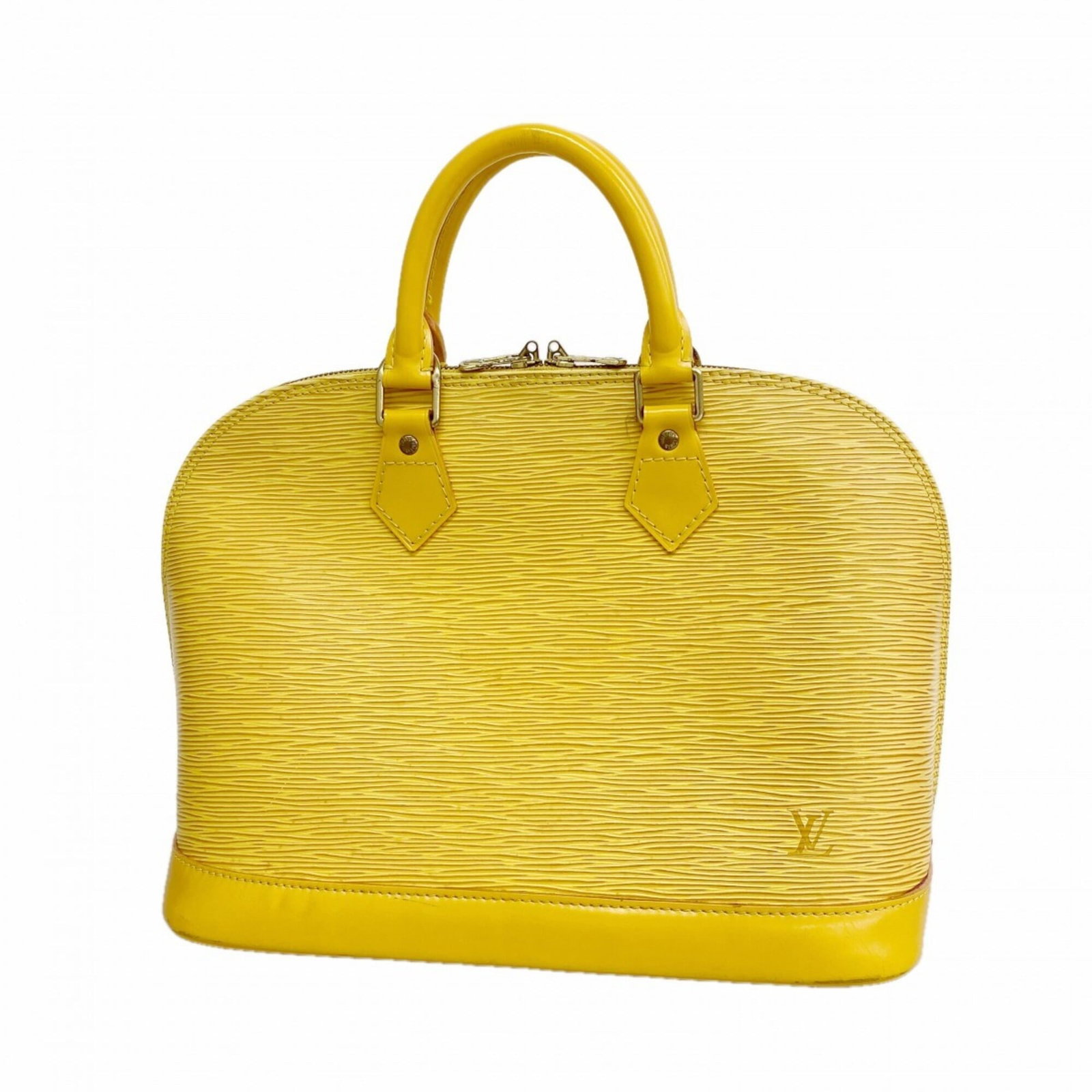 Louis Vuitton Handbag: Louis Vuitton Handbag The Louis Vuitton handbag boasts its signature iconic design and timeless elegance, with the distinctive Jaune color adding a touch of sophistication. Measuring 24cm x 31cm x 17c