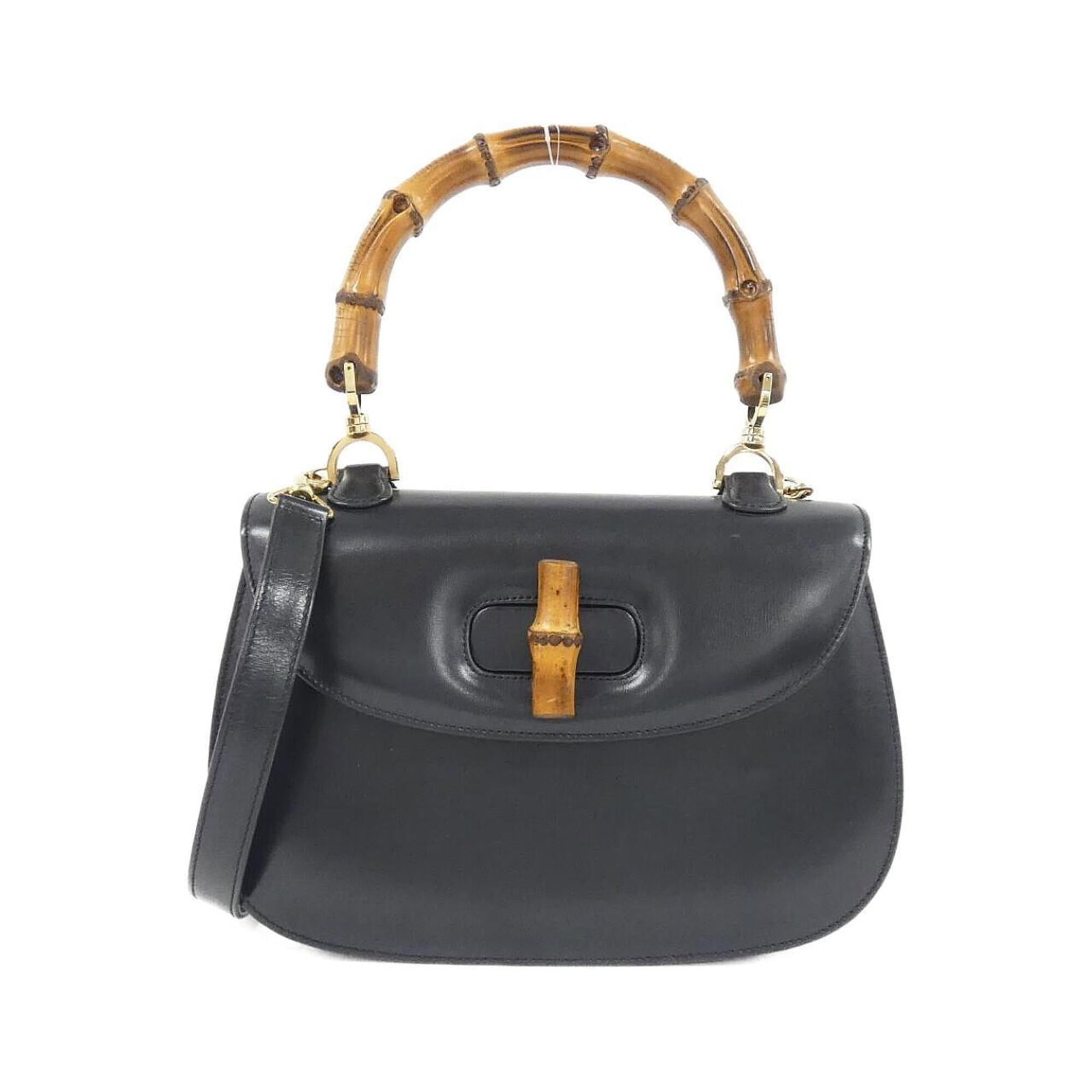 Handbag Leather Gucci: Handbag Leather Gucci This Gucci handbag features high-quality black leather construction, with precise measurements allowing for easy carrying. The sleek design and classic style make it a timeless a