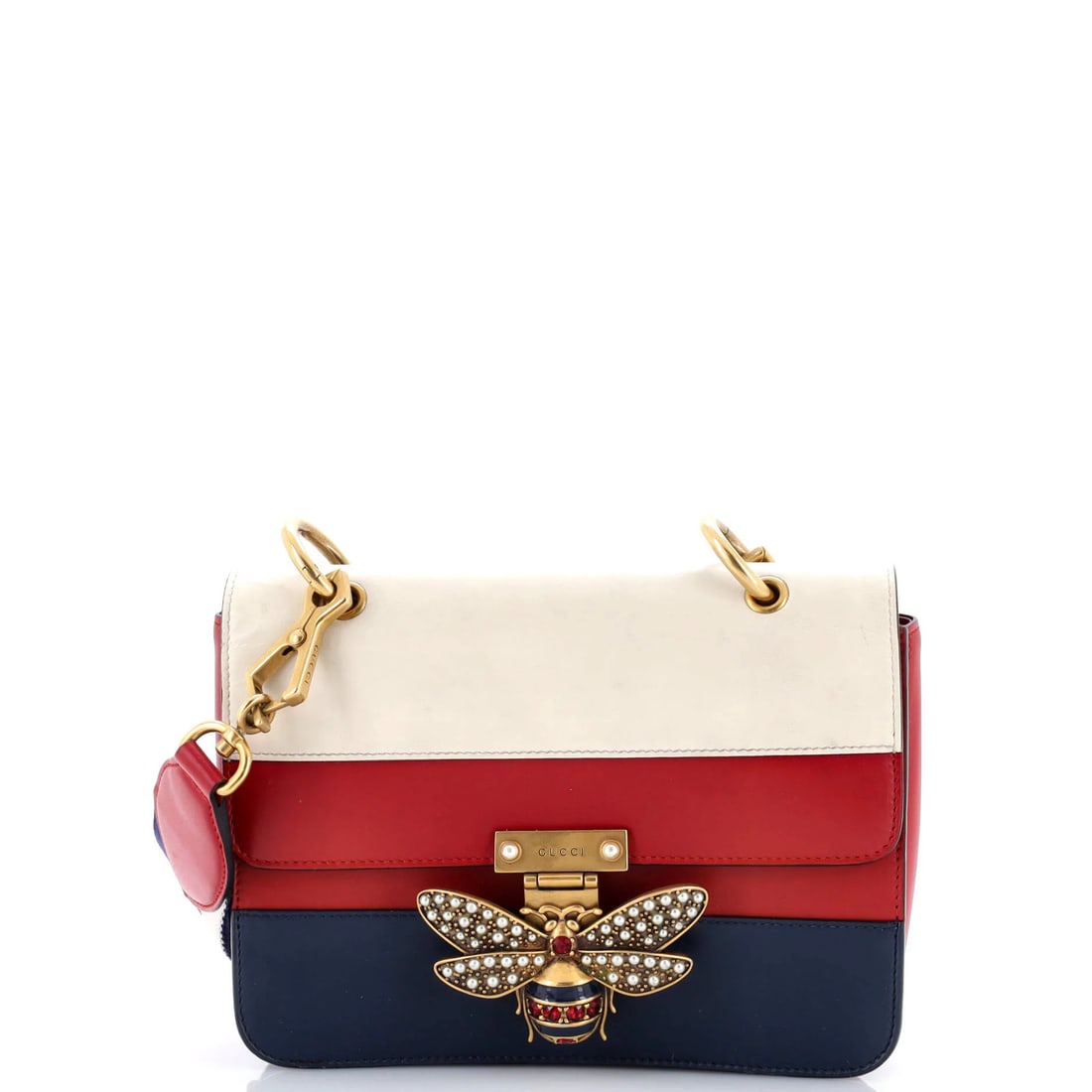 Gucci Queen Margaret Flap Bag Colorblock Leather Medium (1 of 7)