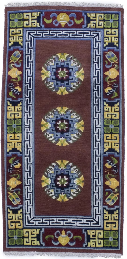 3X6 Maroon Red Hand-Carved Floral Rug Chinese Style Oriental Dcor Carpet Hand-Knotted: 3X6 Maroon Red Hand-Carved Floral Rug Chinese Style Oriental Dcor Carpet Hand-Knotted The 3'0 x 6'0 maroon red hand-carved floral rug boasts an impressive size and vibrant color palette, featuring a u