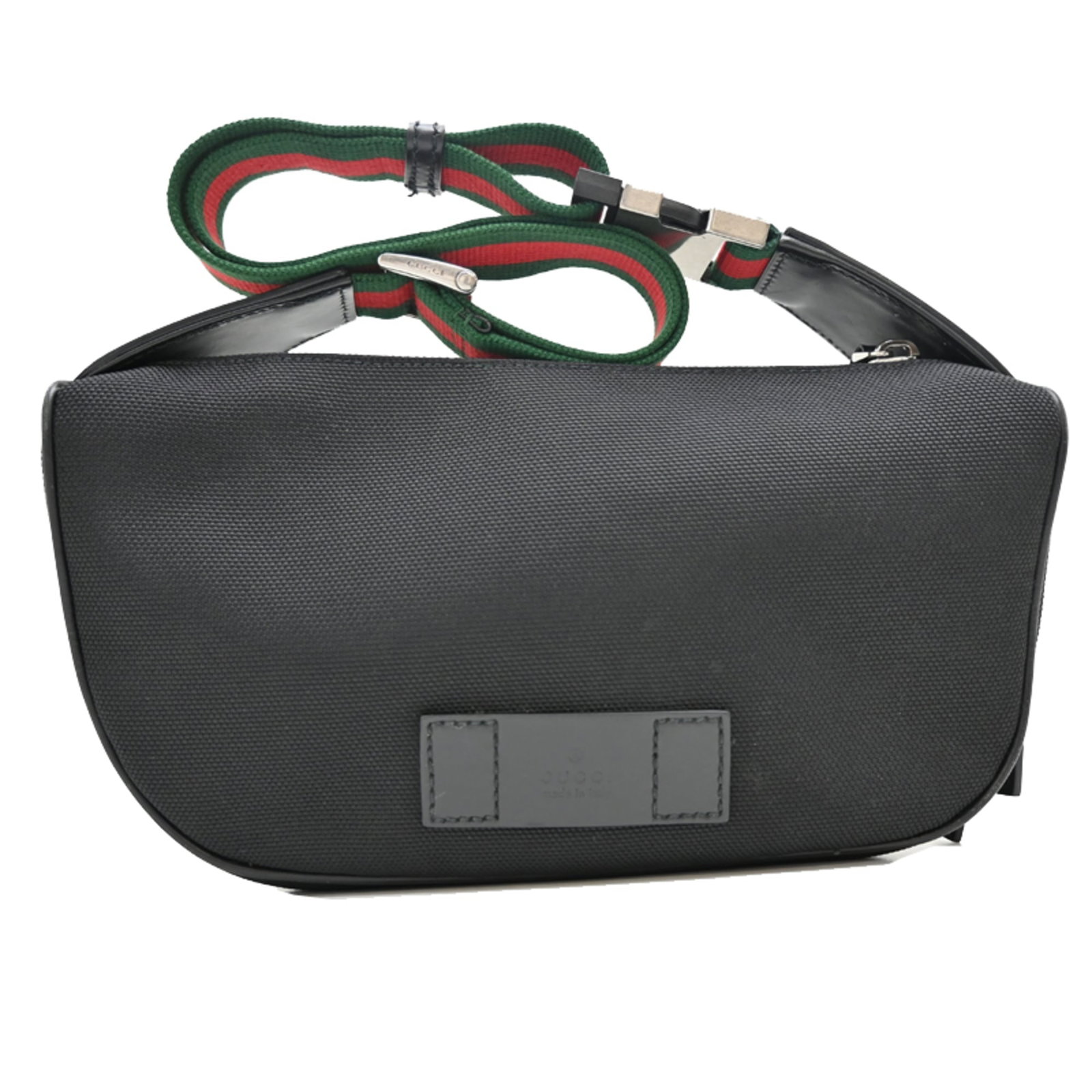 Canvas Fanny Pack Gucci: Canvas Fanny Pack Gucci Canvas Fanny Pack Gucci bears a signature and features a classic design with bold colors. Made from canvas, this iconic fanny pack measures 11.5cm x 26cm x 11.5cm. Its striking