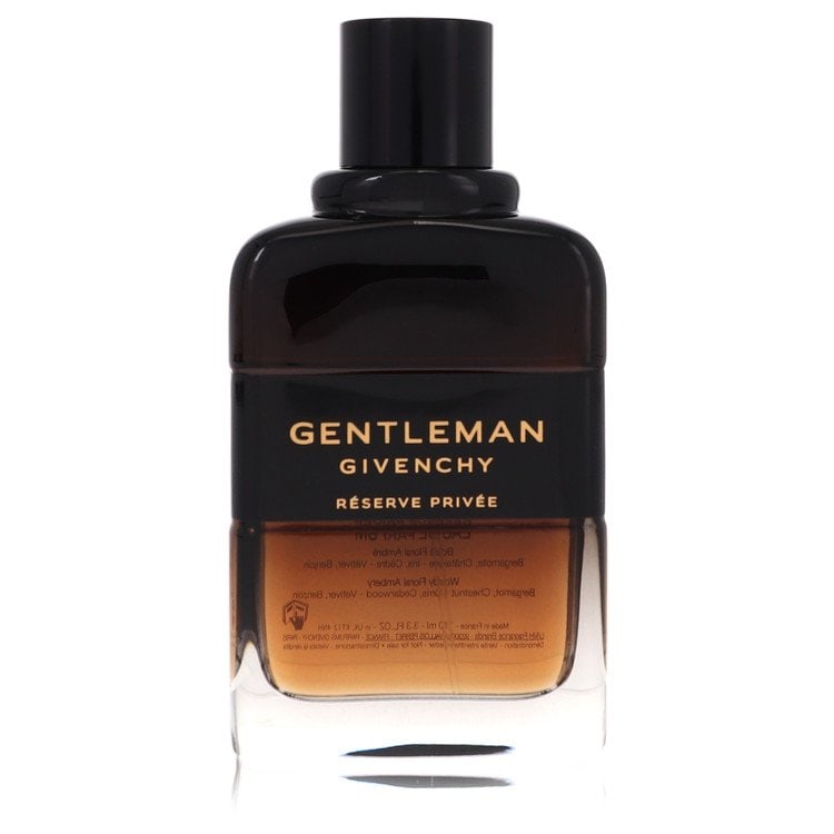 Gentleman Reserve Privee by Givenchy Eau De Parfum Spray (Tester) 3.3 oz: Gentleman Reserve Privee by Givenchy Eau De Parfum Spray (Tester) 3.3 oz Gentleman Reserve Privee by Givenchy Eau De Parfum Spray is a men's cologne. This 3.3 oz tester size offers a convenient way to