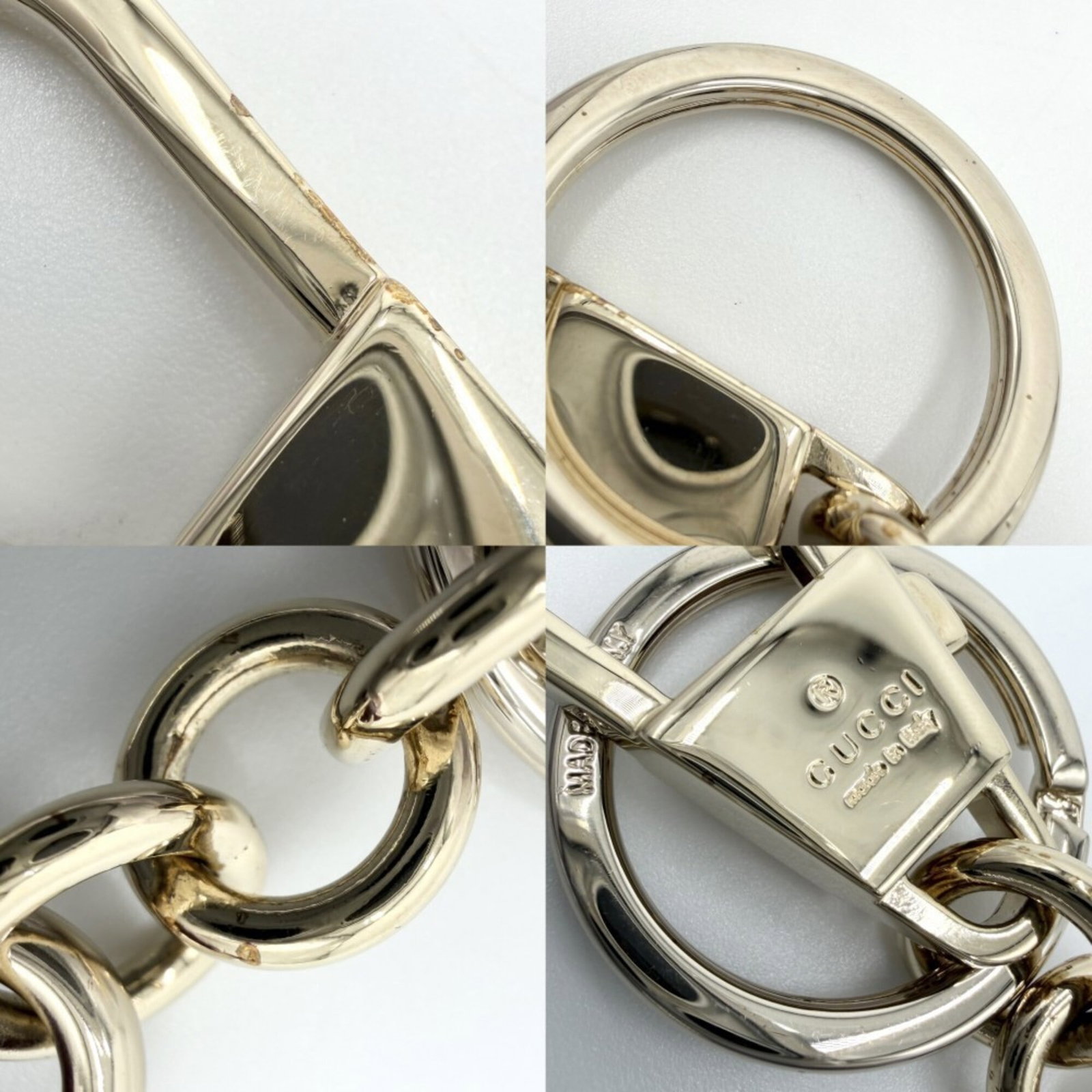 Keyring Leather Gucci - 4