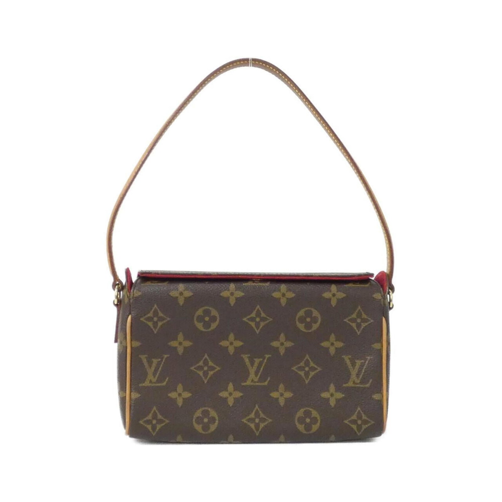 Coated canvas handbag louis vuitton: Coated canvas handbag louis vuitton Coated canvas Louis Vuitton handbag with gold hardware, featuring the iconic monogram design in marron color. This stylish and compact bag measures 13cm x 20cm x