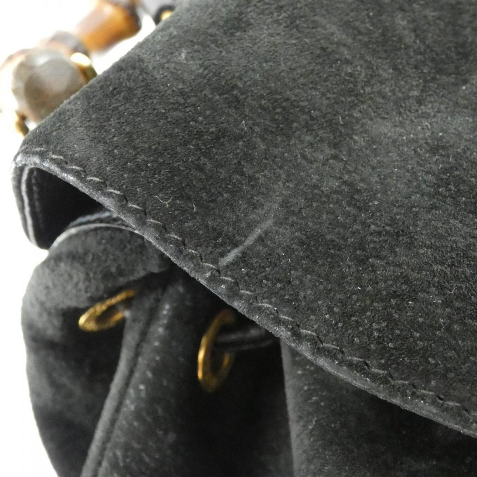 Gucci suede leather backpack - 6