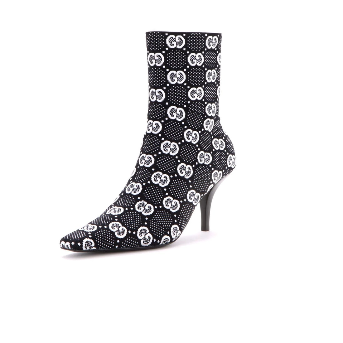 GG Technical Fabric pointy toe sock boots for women by Gucci (1 of 5)