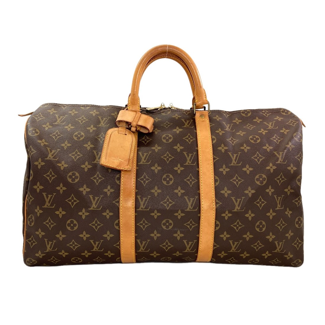 Louis Vuitton M41426 Kiepol Canvas Monogram Bag: Louis Vuitton M41426 Kiepol Canvas Monogram Bag Brown Monogram Canvas Boston Bag from LOUIS VUITTON. This iconic bag features the classic monogram pattern on its exterior, crafted from high-quality ca