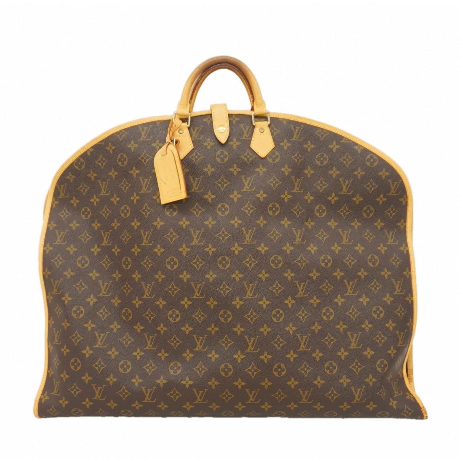 Louis Vuitton Garment Case: Louis Vuitton Garment Case Brown Louis Vuitton garment case with dimensions 51cm x 62.5cm x 2cm, suitable for carrying small items. This case features the classic design and signature monogram pattern