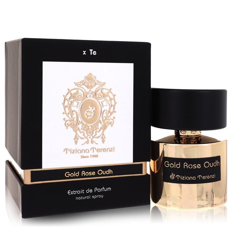 Gold Rose Oudh by Tiziana Terenzi Eau De Parfum Spray (Unisex) 3.38 oz: Gold Rose Oudh by Tiziana Terenzi Eau De Parfum Spray (Unisex) 3.38 oz The Gold Rose Oudh by Tiziana Terenzi Eau De Parfum Spray is a unisex fragrance created in collaboration with perfumer Paolo Tere